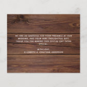 バジェット素朴ストリングラ結婚イツありがとう (裏面)