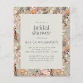 バジェット素朴セージグリーンフローラボホブライダルシャワー (正面)