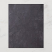 バジェット素朴チャックボード文字列ラ結婚イトの請求書 (裏面)