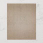 バジェット素朴ツリーライト結婚式招待状 (裏面)