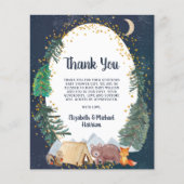 バジェット素朴ナイトスカイ赤ちゃんシャワーありがとう (正面)