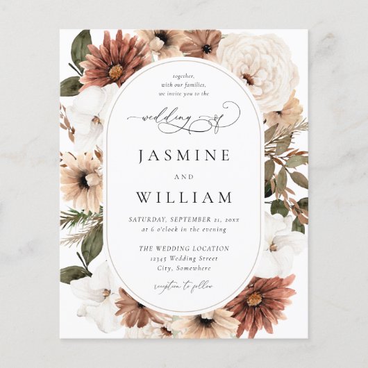 バジェット素朴ニュートラル結婚ボホフローラズS2 チラシ (正面)