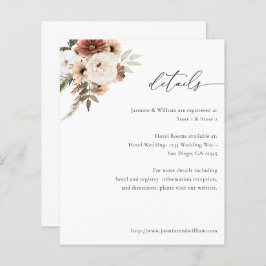 バジェット素朴ニュートラルBohoフローラ詳細S2