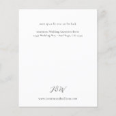 バジェット素朴ニュートラルBohoフローラ詳細S2 チラシ (裏面)