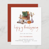 バジェット素朴ハッピーサンクスギビング (正面/裏面)