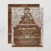 バジェット素朴バーンウェディング (正面/裏面)