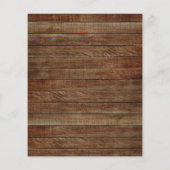 バジェット素朴バーンウェディング (裏面)