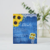 バジェット素朴ヒマワリ結婚の詳細囲い (スタンド正面)