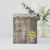 バジェット素朴ヒマワリ結婚の詳細囲い (スタンド正面)