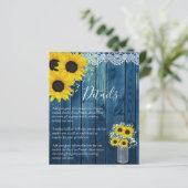 バジェット素朴ヒマワリ結婚の詳細囲い (スタンド正面)