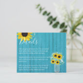 バジェット素朴ヒマワリ結婚の詳細囲い (スタンド正面)