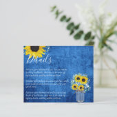 バジェット素朴ヒマワリ結婚の詳細囲い (スタンド正面)