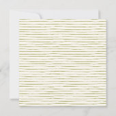 バジェット素朴ピンクガーデンフラワーズブライダルシャワー 招待状 (裏面)