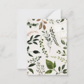 バジェット素朴フォージズファームハウス結婚式招待状 ノートカード (裏面)