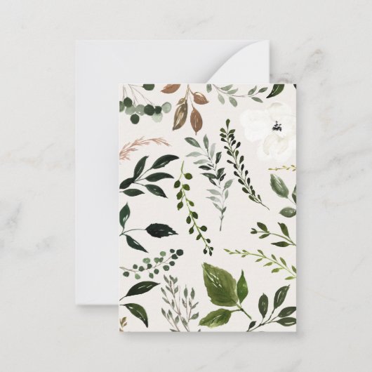 バジェット素朴フォージズファームハウス結婚式招待状 ノートカード (裏面)