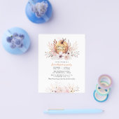 バジェット素朴フレンドシップフローラ秋パンプキン チラシ (シングル)