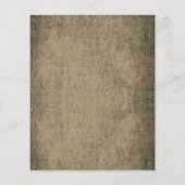 バジェット素朴ブラウンメリークリスマスフォトカード (裏面)