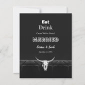 バジェット素朴ブラック食べドリンク結婚したブルスカル (正面)