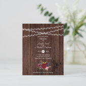 バジェット素朴ブルゴーニュ海軍ブルーフローラズ結婚 (スタンド正面)