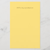 バジェット素朴ベビーシャワーヒマワリ招待状 (裏面)