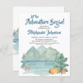 バジェット素朴マウンテンアドベンチャーブライダルシャワー (正面/裏面)