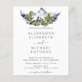 バジェット素朴マウンテンズ結婚フォレスト (正面)