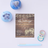 バジェット素朴メイスンジャイルライツウッド結婚ズ チラシ (シングル)