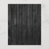 バジェット素朴メイソンジャールブライダルシャワー招待 (裏面)