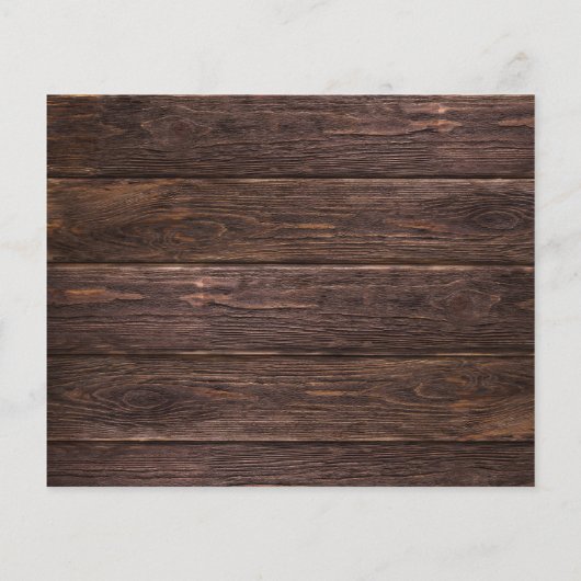 バジェット素朴メリークリスマスウッド&インスタントフォト (裏面)