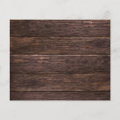 バジェット素朴メリークリスマスウッド&インスタントフォト チラシ (裏面)