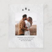 バジェット素朴メリークリスマス2フォトホリデーカード (裏面)