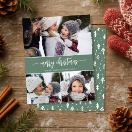 バジェット素朴メリーモダンクリスマス3枚の写真