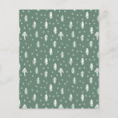 バジェット素朴メリーモダンクリスマス3枚の写真 (裏面)