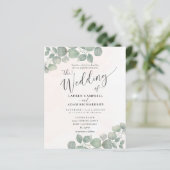 バジェット素朴ユーカリプトゥスウォーターカラーグリーンコーラル (スタンド正面)