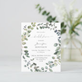 バジェット素朴ユーカリプトゥスデュオブライダルシャワー (スタンド正面)