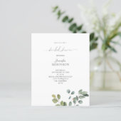 バジェット素朴ユーカリプトゥスデュオ2ブライダルシャワー (スタンド正面)