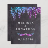 バジェット素朴ユーカリ植物学QRコード結婚ズ (正面/裏面)