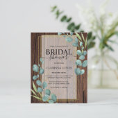 バジェット素朴ユーカリ金ゴールドブライダルシャワー (スタンド正面)