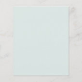 バジェット素朴リーフセージ緑の結婚式の招待 (裏面)