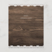 バジェット素朴レースバーンファームハウスカントリーウェディング (裏面)