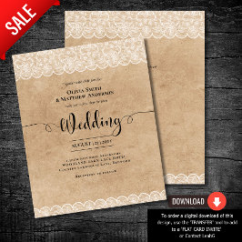 バジェット素朴レースファームハウスカントリーバ結婚ンズ