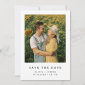 バジェット素朴ロマン結婚ツのひまわり写真 セーブザデート (正面)