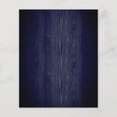 バジェット素朴木製フローラ結婚式招待状 (裏面)