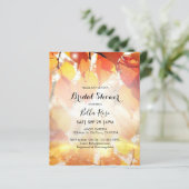 バジェット素朴秋秋ブライダルシャワー招待状 (スタンド正面)