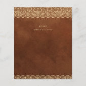 バジェット素朴金ゴールドレースバーンファームハウス結婚ズ (裏面)