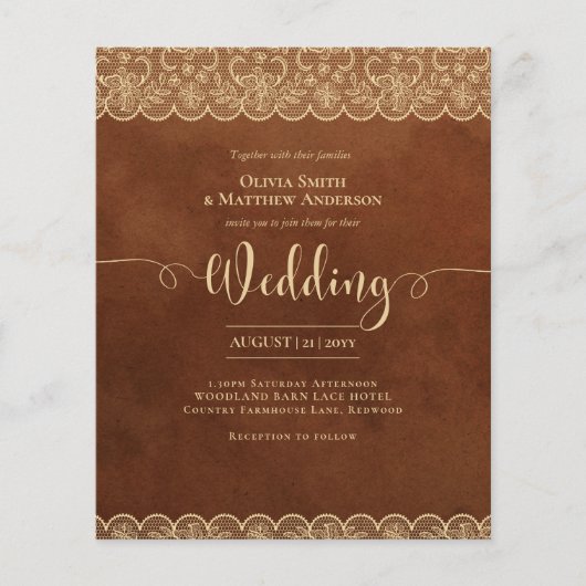 バジェット素朴金ゴールドレースバーンファームハウス結婚ズ (正面)