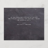 バジェット素朴Chalkboard 3フォト誕生ありがとう (裏面)