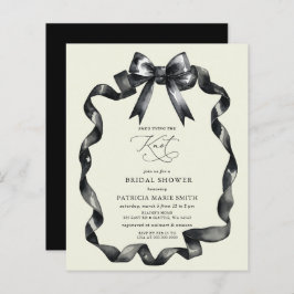 バジェット結び結び黒弓ブライダルシャワー
