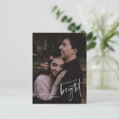 バジェット結婚したクリスマスブライト新着写真 シーズンポストカード (スタンド正面)