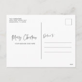 バジェット結婚したクリスマスブライト新着写真 シーズンポストカード (裏面)